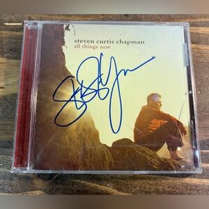 Steven Curtis Chapman - All Things New CD (2004 Sparrow Records) SIGNED